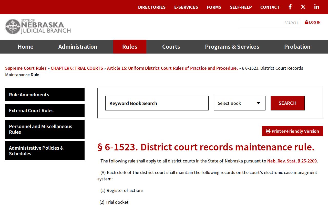 York civil docket District Court register and case-record components, 1280 by 800 pixels
