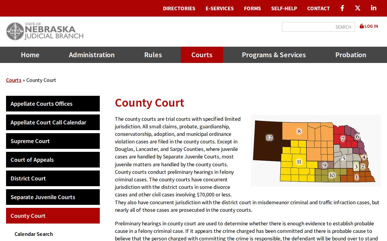 York civil docket County Court jurisdiction information, 1280 by 800 pixels